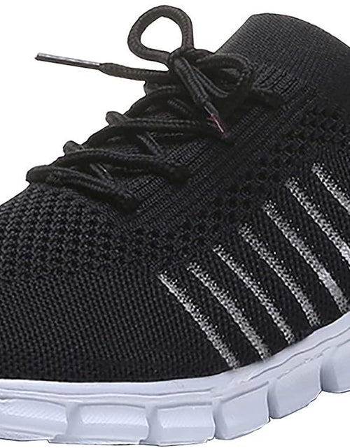Load image into Gallery viewer, Black Running Shoes Women Womens Fashion Tennis Shoes Lightweight Mesh Running Walking Sneaker Lace-Up Sport Shoes Runing Breathable Shoes Sneakers
