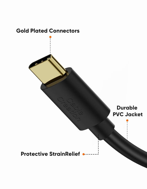 Load image into Gallery viewer, USB C to USB Cable Short  USB C to USB a Short 6 Inch USB C Cable Fast Charging 3A USB a to USB C Short 480Mbps Data for Power Bank Stylus Pen S21 S20 Pixel Gopro Hero 0.15M Black
