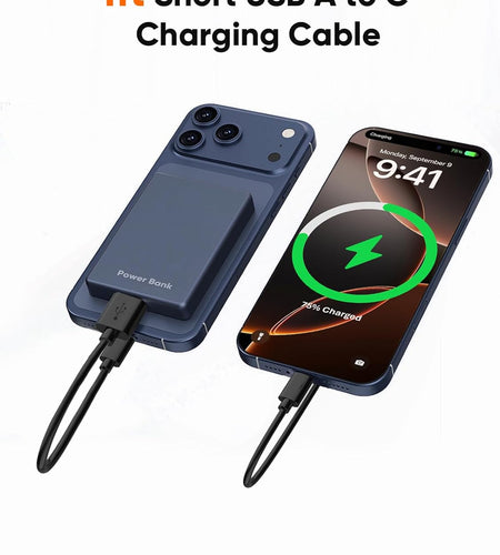 USB C to USB Cable Short  USB C to USB a Short 6 Inch USB C Cable Fast Charging 3A USB a to USB C Short 480Mbps Data for Power Bank Stylus Pen S21 S20 Pixel Gopro Hero 0.15M Black